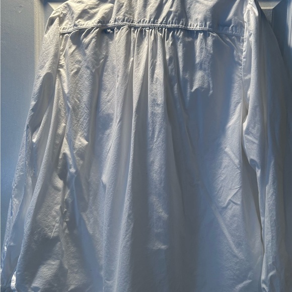 J.Crew White Bow Blouse - Picture 3 of 4